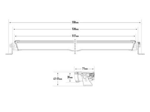 Barre de leds Lazer Glide PL