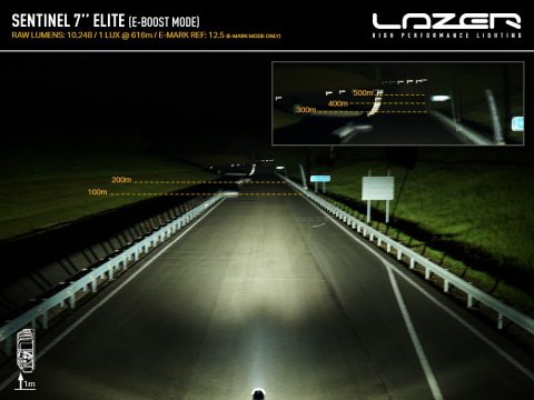 Longue portée LED Lazer Sentinel 7 Elite