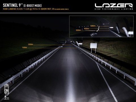 Longue portée LED Lazer Sentinel 9