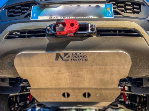 Platine de treuil intégrée au pare-chocs d'origine pour Toyota Hilux Revo après 01/2021 N4-Offroad