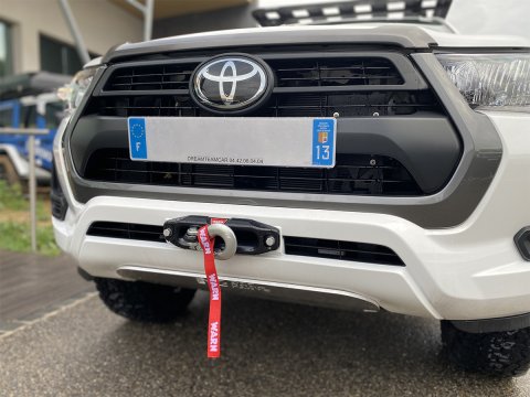 Platine de treuil intégrée au pare-chocs d'origine pour Toyota Hilux Revo après 01/2021 N4-Offroad