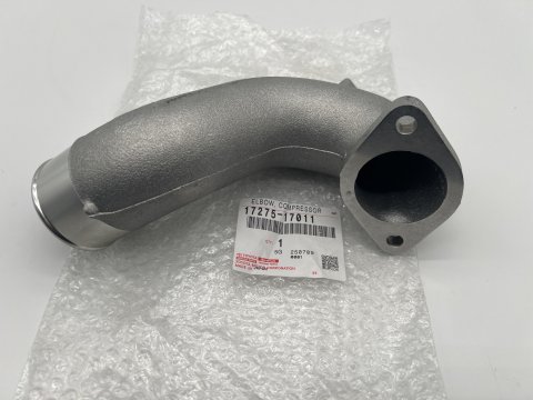 Coude aluminium entre turbo et intercooler HDJ100 avant 08/2002