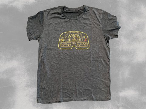 Tshirt homme BJ Dream Team Car anthracite chiné