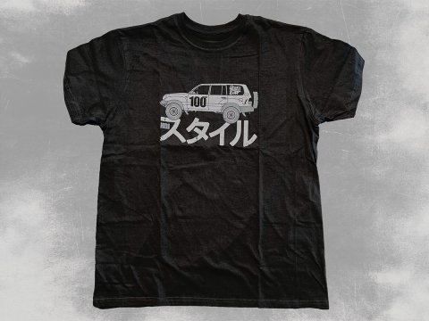 Tshirt homme HDJ100 Dream Team Car noir