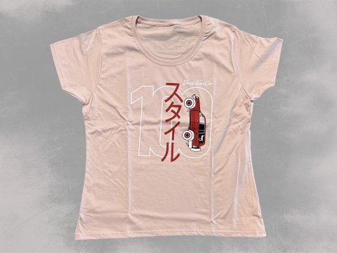 Tshirt femme HDJ100 Dream Team rose poudré