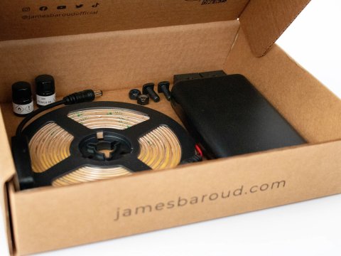 Kit éclairage intérieur à leds James Baroud pour tente de toit gamme Frontier L