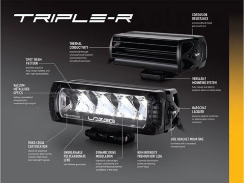 Kit intégration calandre Lazer VW Transporter T6.1 (2019+) - Triple-R 750 Wide