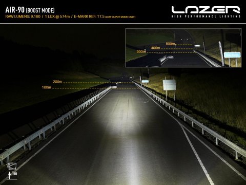Barre LED Lazer AIR-90 avec fonction Beacon