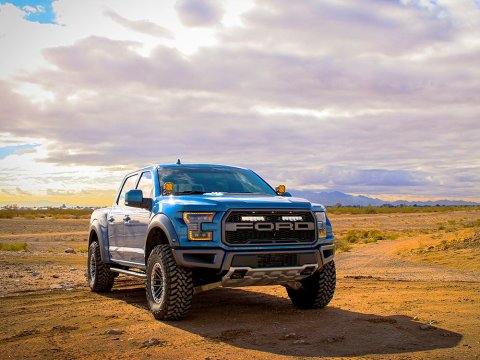 Kit intégration calandre Lazer Ford F-150 Raptor (2017-2020) - Carbon-6 Spot Yellow Dip