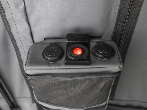 Tente de toit coque rigide électrique ARB Altitude - Ouverture horizontale