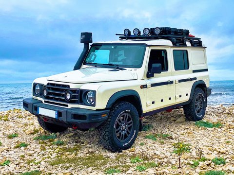 Kit galerie 3/4 Pioneer 6 1800x1430mm Rhino Rack pour Ineos Grenadier