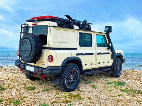 Kit galerie 3/4 Pioneer 6 1800x1430mm Rhino Rack pour Ineos Grenadier