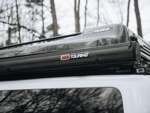 ARB BLK ALUM AWN W/LIGHT 3000 BLACK ED W/ LIGHT
