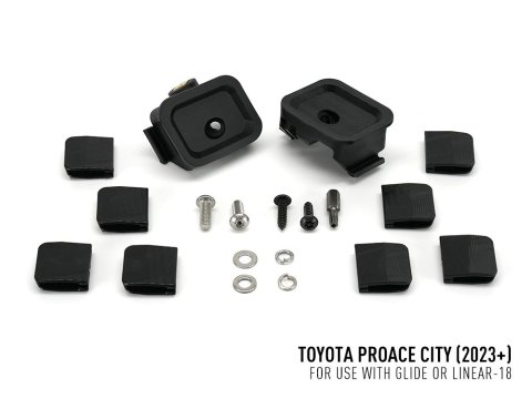 Kit intégration calandre Lazer Toyota Proace City (2023+) - Glide avec feu de position