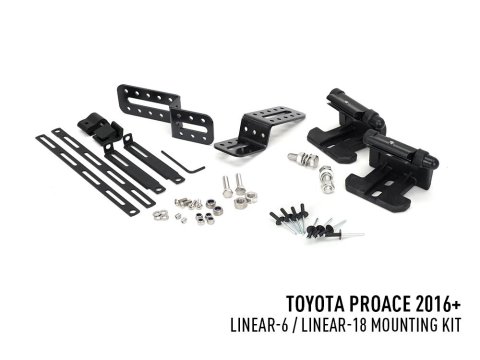 Kit seul Lazer Toyota Proace (2016-2023) - Bumper Beam Mounting Kit pour Linear-6 / Linear-18