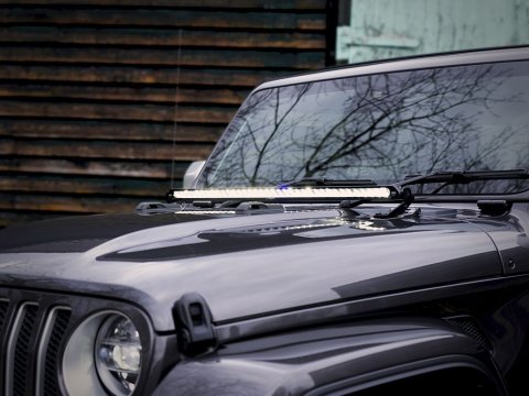 Kit seul Lazer Jeep Wrangler JL (2017+) - Bonnet Mount (For Linear-24)