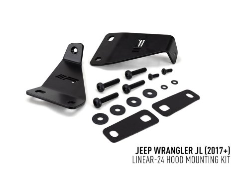 Kit seul Lazer Jeep Wrangler JL (2017+) - Bonnet Mount (For Linear-24)