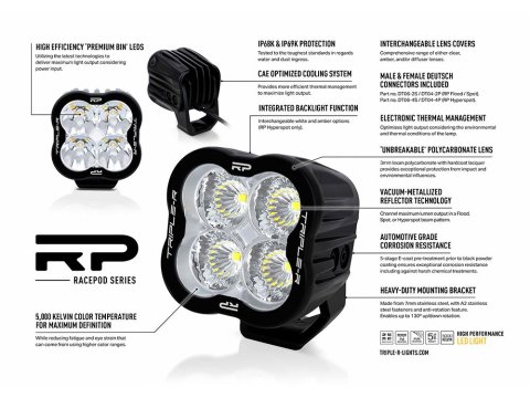 Kit seul Lazer Polaris RZR (2022+) - A-Pillar Mount Kit (For RP Series)