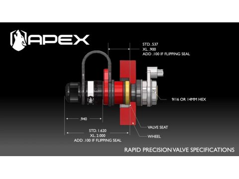 Valve de dégonflage rapide RPV XL - Apex (1 valve )