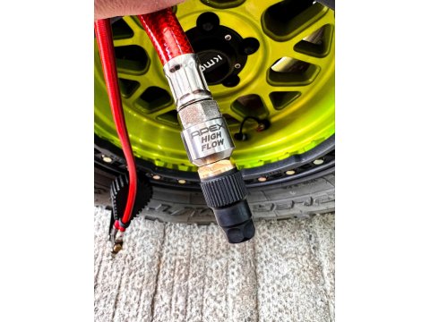 Embout de gonflage haut débit à visser (débit ouvert uniquement) - Apex
