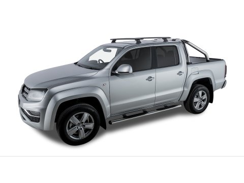 Kit 2 barres de toit Rhino Rack Sportz 1370mm Volkswagen Amarok Double Cab 2011-2023