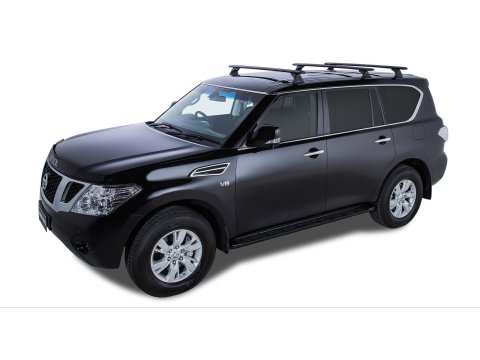 Kit 3 barres de toit Rhino Rack Sportz 1370mm Nissan Patrol Y62 2012+