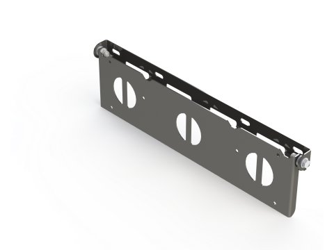 Support pivotant universel de plaque d'immatriculation N4-Offroad