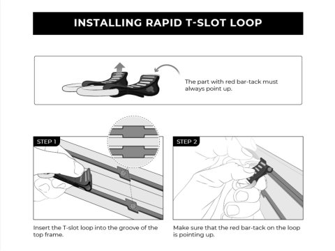 Anneaux Rapid T-Slot Loop ARB