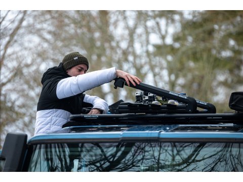 Porte élément de galerie 500mm type ski snowboard surf Rhino Rack
