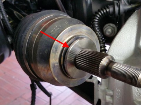 Entretoise tête de cardan Volkswagen Transporter T6 T6.1 Seikel