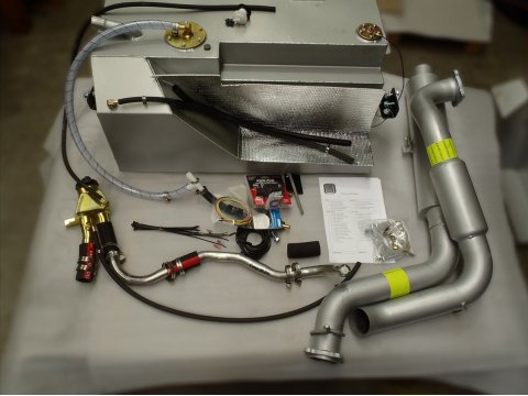 Silencieux d'échappement pour réservoir supplémentaire LRA 90L Ineos Grenadier essence