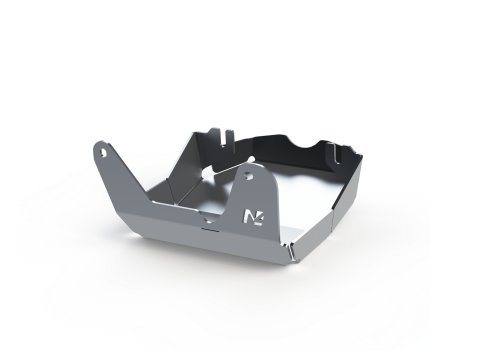 Ski protection différentiel arrière aluminium 6mm N4-Offroad pour Volkswagen Transporter T8 4motion