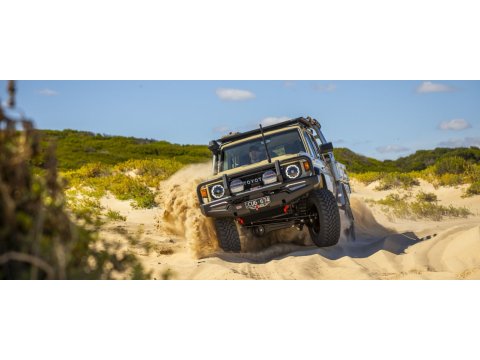 Pare-chocs avant acier ARB Summit MKII Bullbar Toyota Land Cruiser HZJ7 GRJ7 2025+