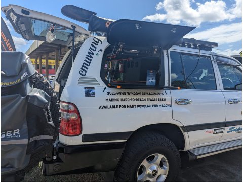 Ouvrant latéral papillon Emuwing arrière droit pour Land Cruiser HDJ100