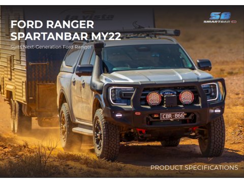 Pare-chocs avant polyéthylène ARB SmartBar SpartanBar pour Ford Ranger T9