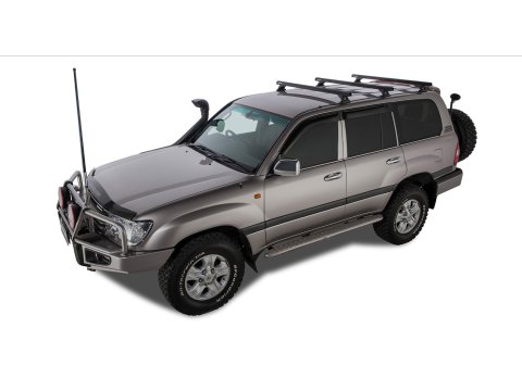 Kit 3 barres de toit Rhino Rack HD 1375mm Toyota Land Cruiser HDJ100