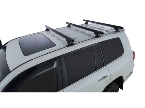 Kit 3 barres de toit Rhino Rack HD 1375mm Toyota Land Cruiser VDJ200