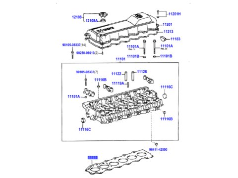 Joint de culasse HDJ80 24s HDJ100 - 3 encoche