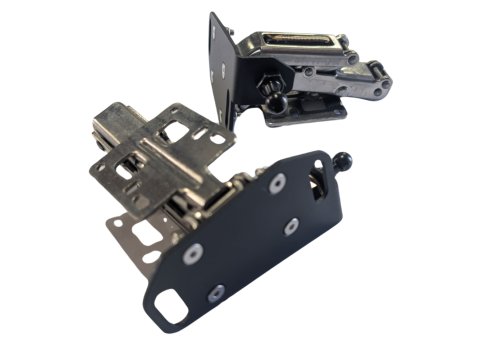Kit charnières côté gauche Emuwing pour ouvrant latéral papillon