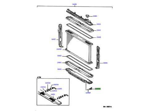 Bouchon de vidange robinet plastique de radiateur moteur