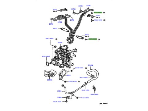 Ecrou collier tuyaux injecteur