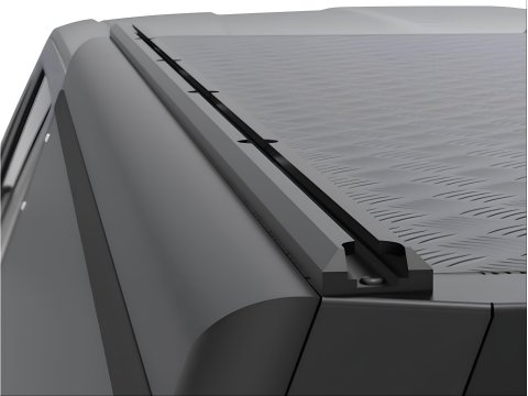 HardTop Alu-Cab Explorer noir lisse pour Toyota Hilux Travo double cabine