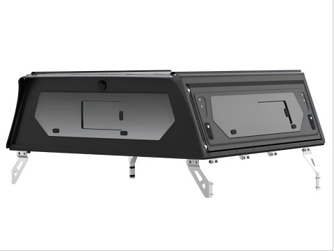 HardTop Alu-Cab Contour avec vitres latérales pour Toyota Hilux Travo double cabine
