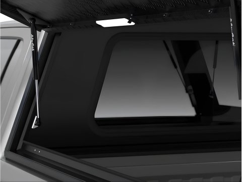 HardTop Alu-Cab Explorer noir strié pour Toyota Hilux Travo double cabine
