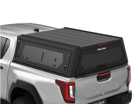 HardTop Alu-Cab Contour avec vitres latérales pour Toyota Hilux Travo double cabine