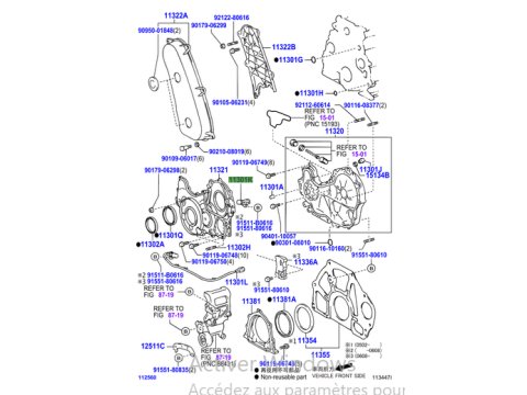Capteur PMH position pompe injection KDJ9 KDJ12 KDJ15 Hilux Vigo
