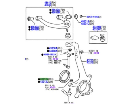 JOINT SPI DE FUSEE LAND CRUISER