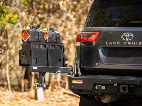 Porte jerrican gauche Kaymar Toyota pour Land Cruiser 300