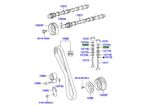 Siège de ressort soupape KDJ9 KDJ12 KDJ15 Hilux Vigo D4-D