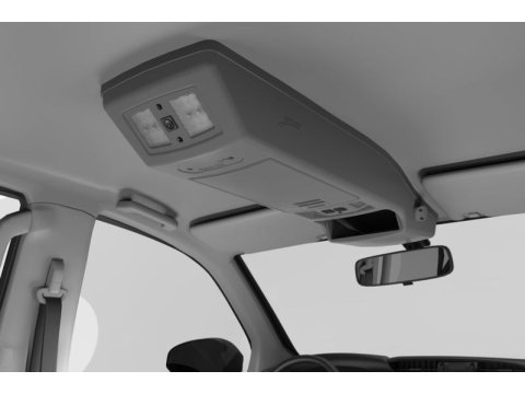 Console de toit 4WD Interiors pour Nissan Navara D40 double cabine et cabine approfondie 2005+